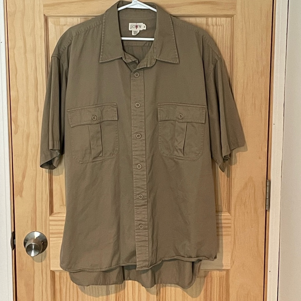 J Crew Outdoor Button Up in size XL